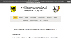 Desktop Screenshot of kyffhaeuser-kameradschaft-wackernheim.de