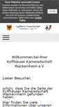 Mobile Screenshot of kyffhaeuser-kameradschaft-wackernheim.de