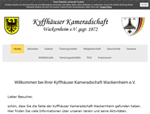 Tablet Screenshot of kyffhaeuser-kameradschaft-wackernheim.de